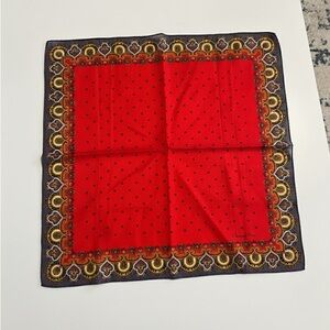 🌟 Authentic Christian Dior 18" Square Scarf / Bandana - Excellent Condition! 🌟